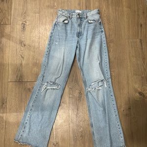 Zara wide leg jeans size 6
